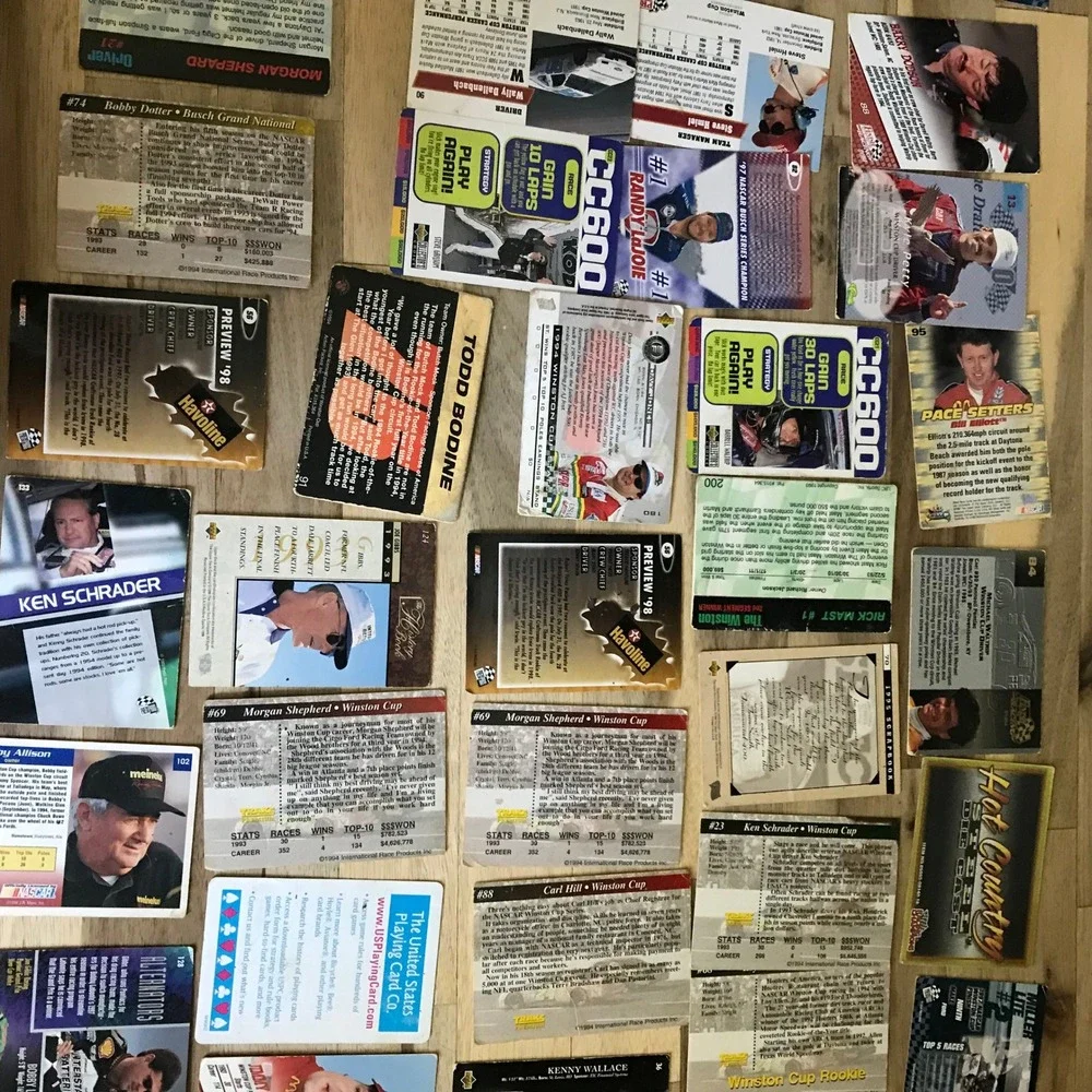 Vintage NASCAR Racing Card Lot Upper Deck Maxx Pro Set Gordon Wallace Labonte